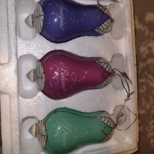 The Bradford Exchange Purple, Pink, and Green Inspirational Ornaments